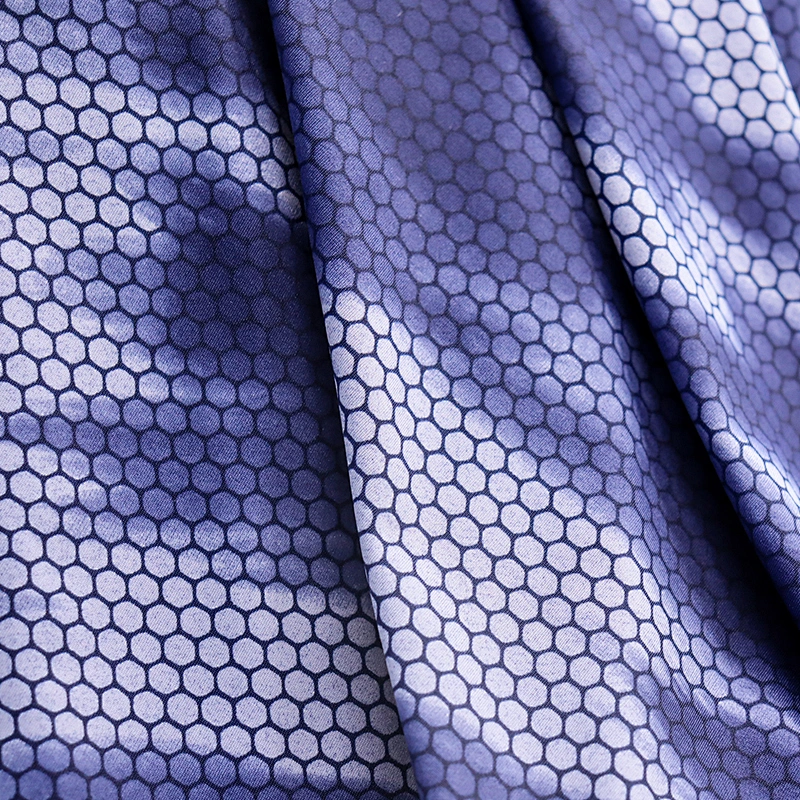 Four sided elastic printed fabric